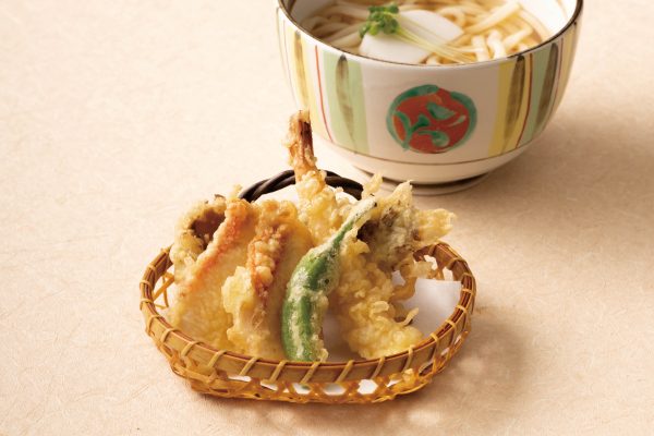 【秋のおすすめ】季節限定うどん「金目鯛と舞茸の天ぷらうどん」