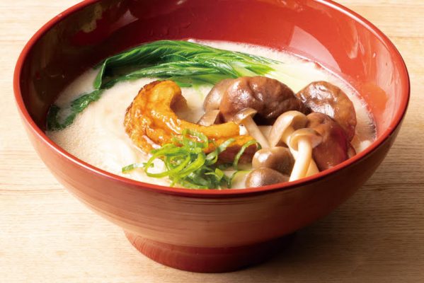 【新メニュー】トンコツスープのヴィーガンうどん